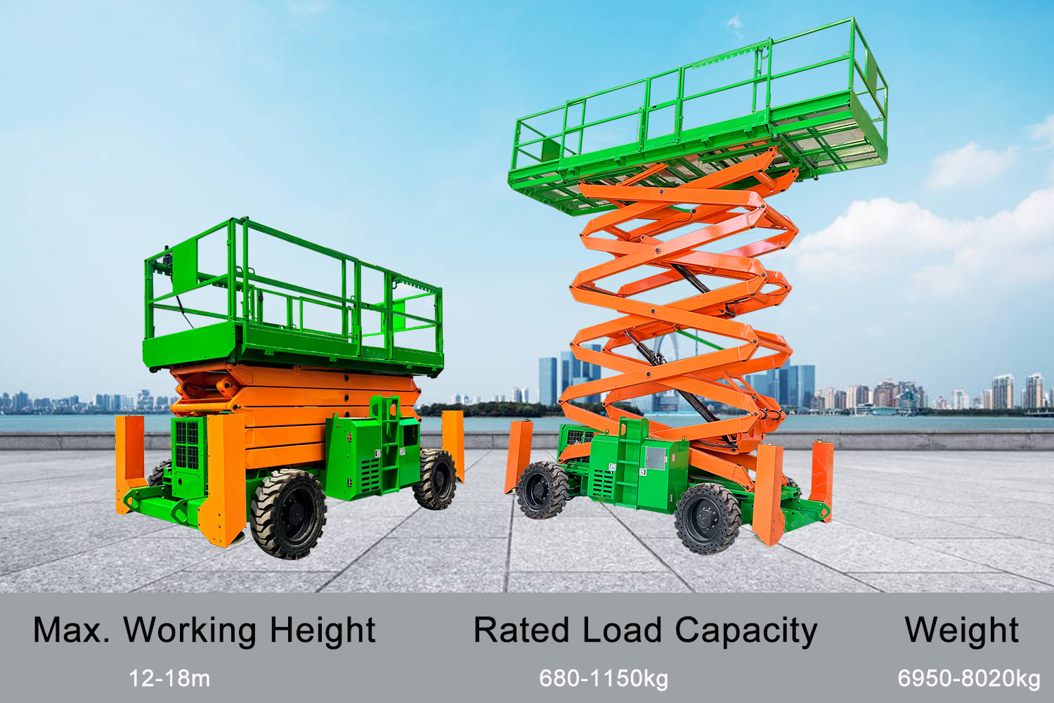 Plataforma tijera diésel MYZG ZG-YY