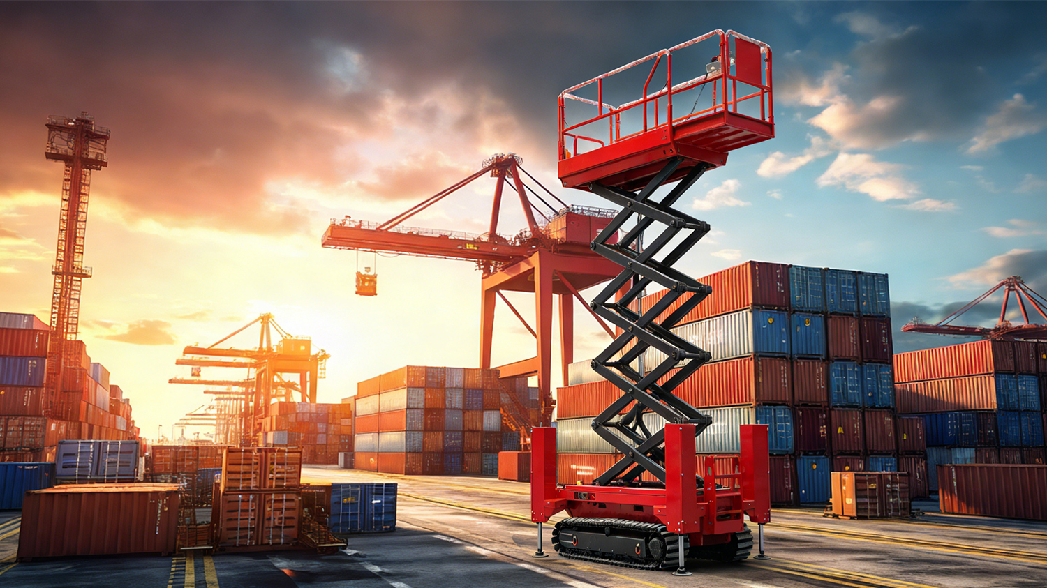 Plataforma tijera oruga MYZG ZG-LDZX