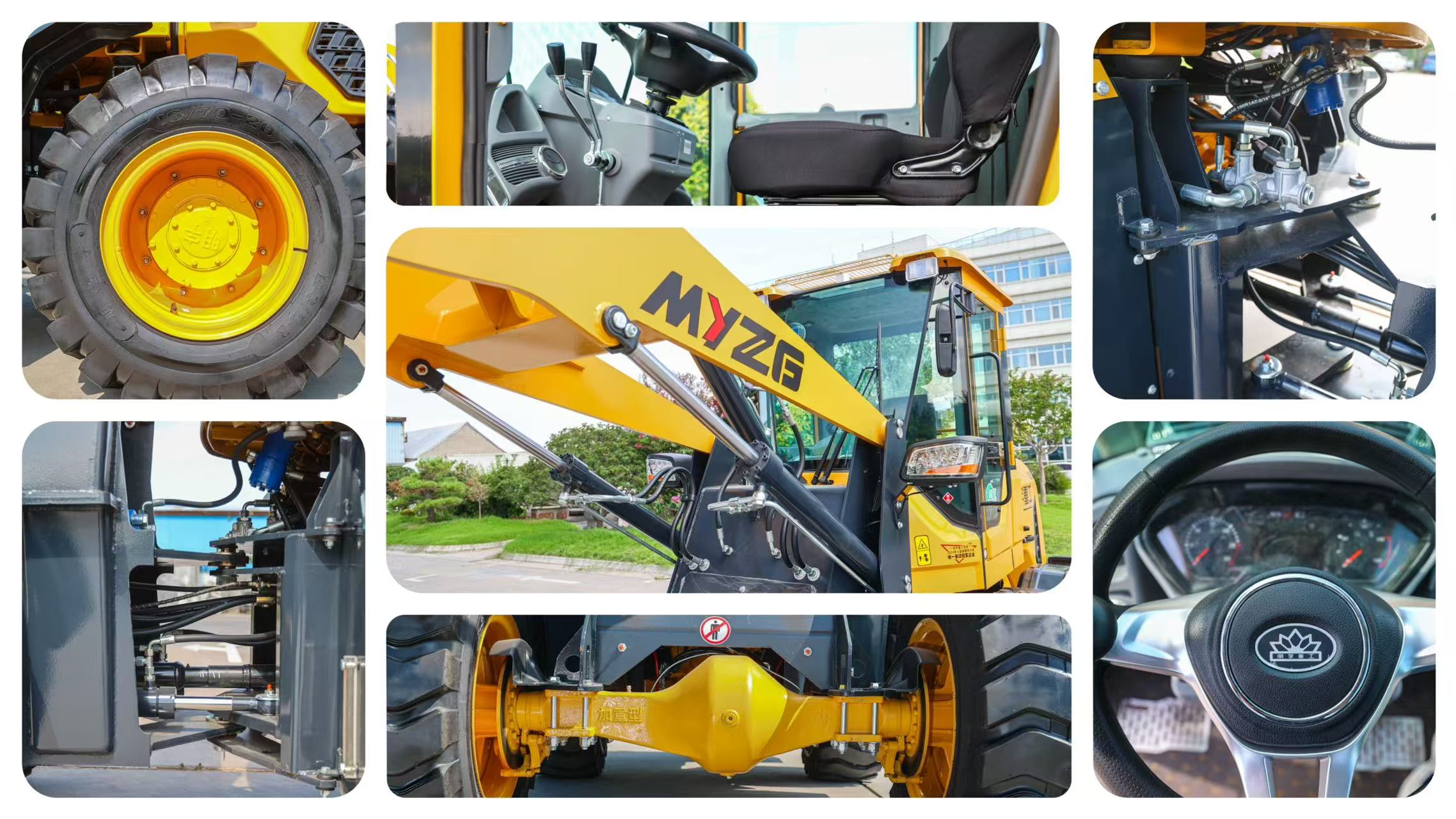 ZGLOADER / MYZG Q39 1.8 Ton Compact Wheel Loader product detail 2