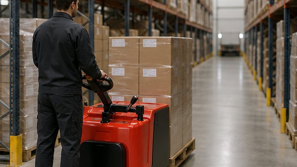Electric Stacker Case: Reducing Pallet Travel Time in a Busy Dispatch Area