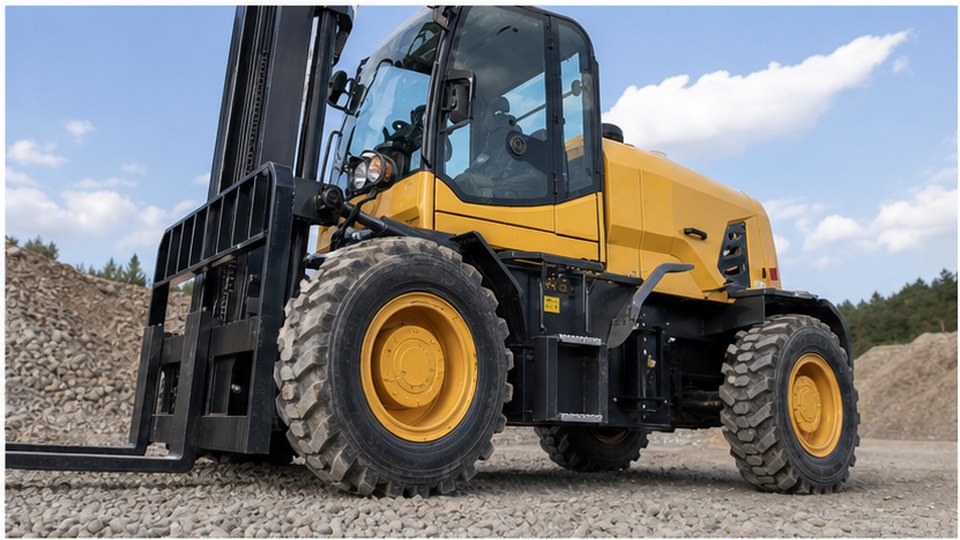 Rough Terrain Forklift Tire Questions: Pneumatic Tires, Gravel Yards and Daily Loading