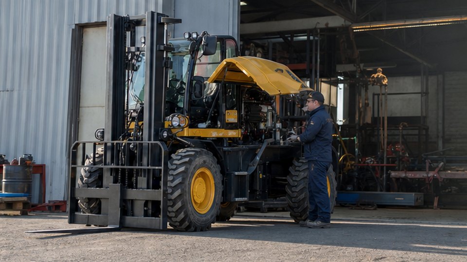 Rough Terrain Forklift Maintenance Checklist Before Ordering from China