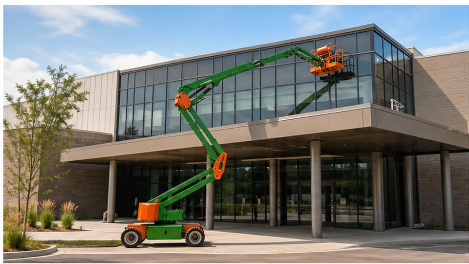 How Much Working Height and Outreach Does an Articulating Boom Lift Need?