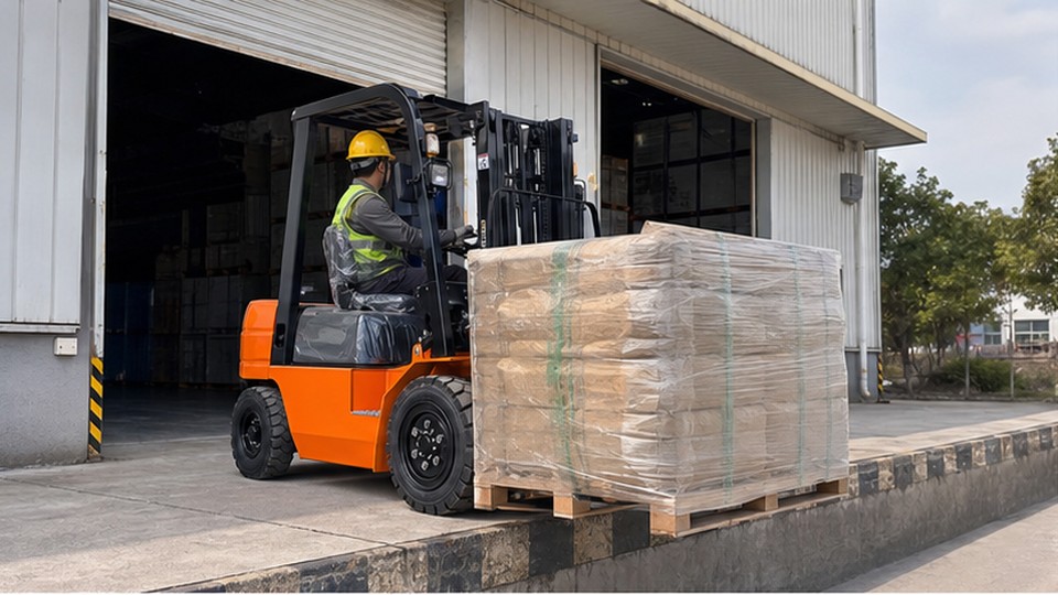 Can a CPC30 Diesel Forklift Work Safely on Loading Docks and Ramps?