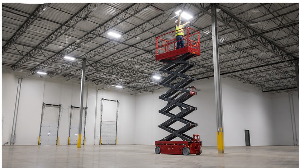 How High a Scissor Lift Do You Need for Warehouse Maintenance?