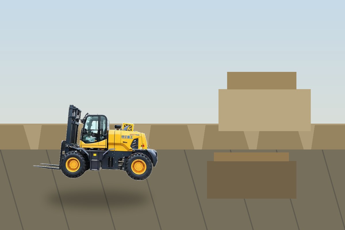 Rear Steering Forklift for Gravel Slopes: Tire, Clearance and Load Questions