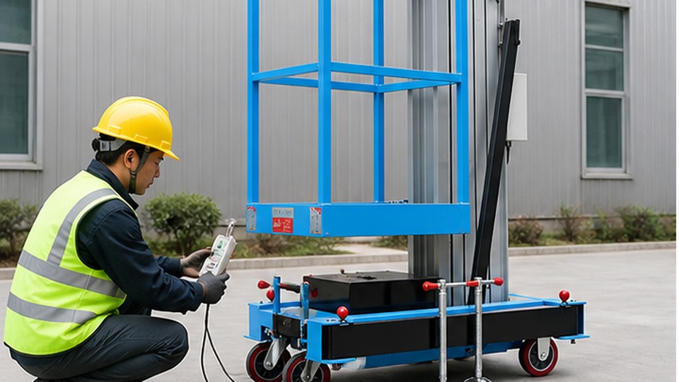 What Emergency Lowering and Rescue Checks Does a Single-Mast Aluminum Lift Need?
