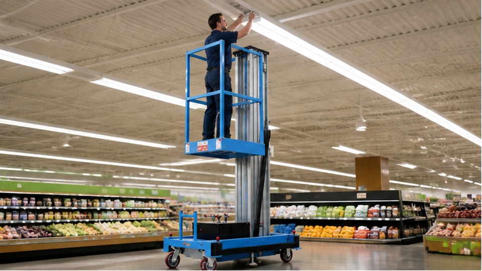Buy or Rent a Single-Mast Aluminum Lift? A Facility Maintenance Cost Case