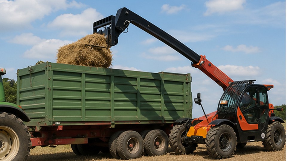 European Telescopic Loader Case: Loading High-Sided Trucks in a Confined Yard
