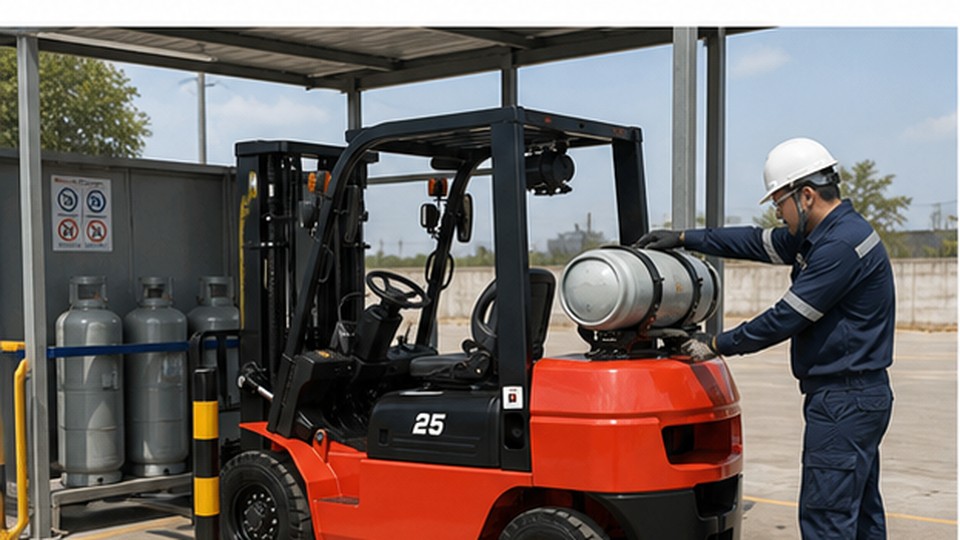 LPG Forklift Case: Safe Cylinder Changes for a Two-Shift Warehouse