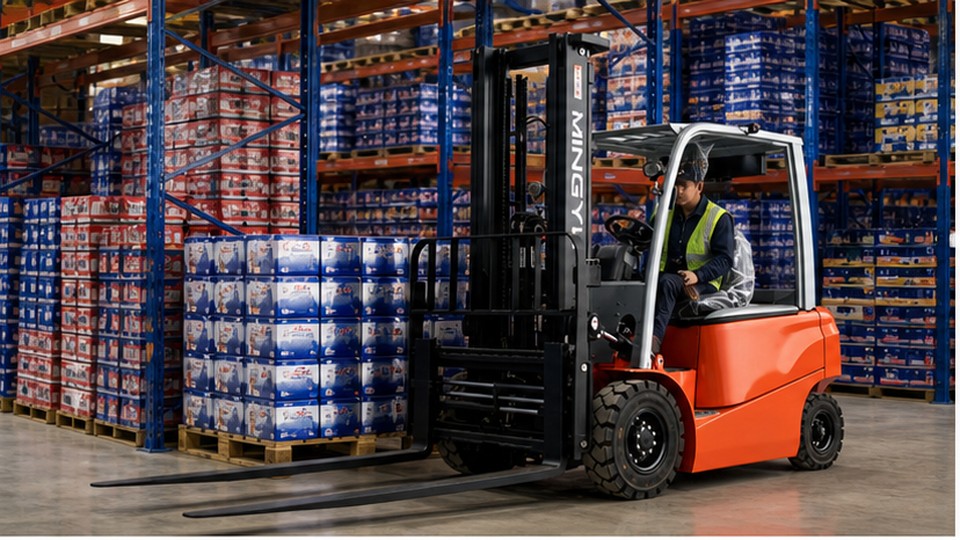 Lithium Forklift Total Cost Case: Two Shifts, Opportunity Charging and Less Downtime