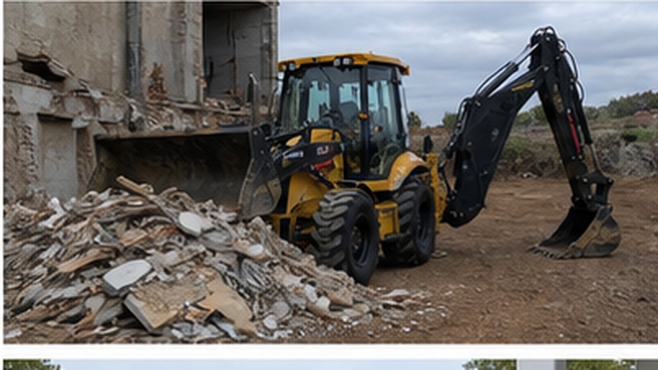 Backhoe Loader Road Repair Case: Excavating, Loading and Backfilling with One Machine