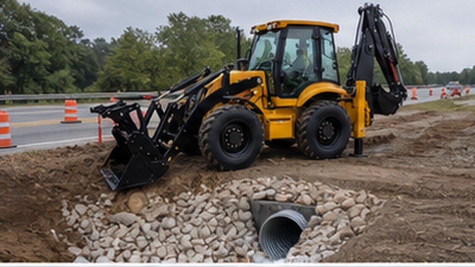 Can a Backhoe Loader Run a Hydraulic Breaker Without Overheating?