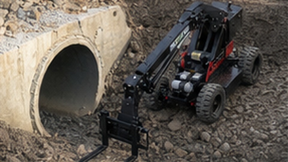 Remote Forklift Case: Handling Pallets While the Operator Stays Behind a Safety Barrier