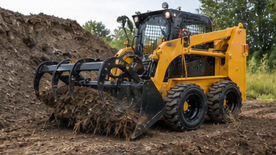 Root Grapple or Solid-Bottom Grapple: Which Fits a Skid Steer Job?