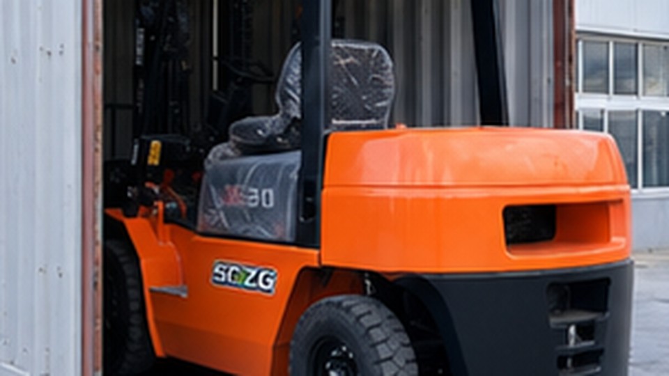 Diesel Forklift Case: Verifying Container Entry and Mast Clearance