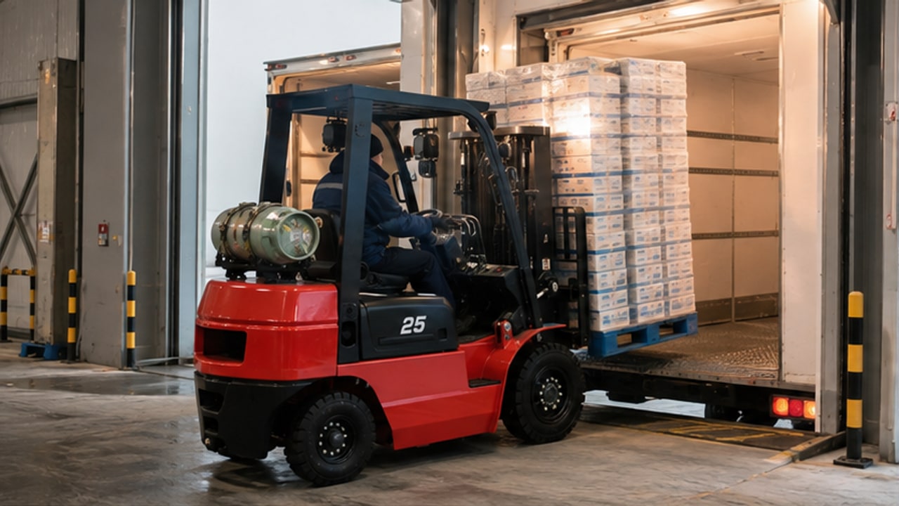 Can an LPG Forklift Work Safely Around Cold-Chain Loading Docks?
