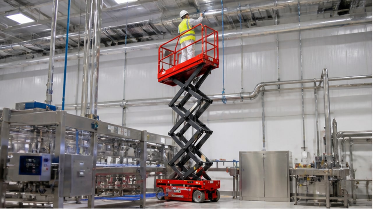 Aerial Lift Case: Safe Ceiling Maintenance in a Food Processing Facility