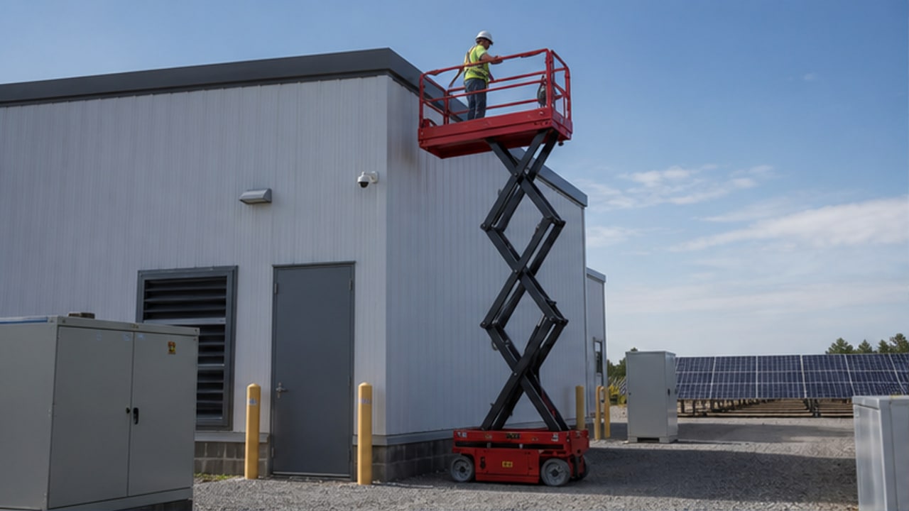 How Do You Choose an Aerial Platform for Solar Facility Maintenance?