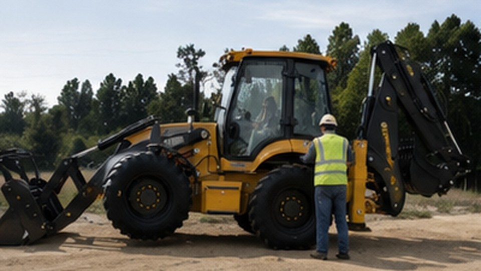 How Can Buyers Check Backhoe Loader Swing Bearing Play Before Purchase?
