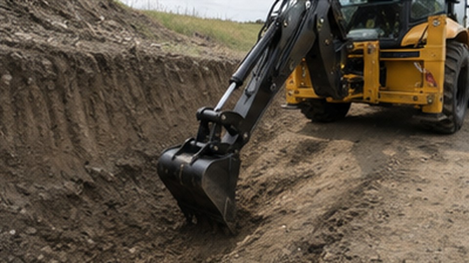 Backhoe Loader Case: Diagnosing Rear Boom Cylinder Drift During Setup