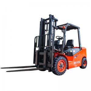 How to drive a stand up  mingyu forklift？