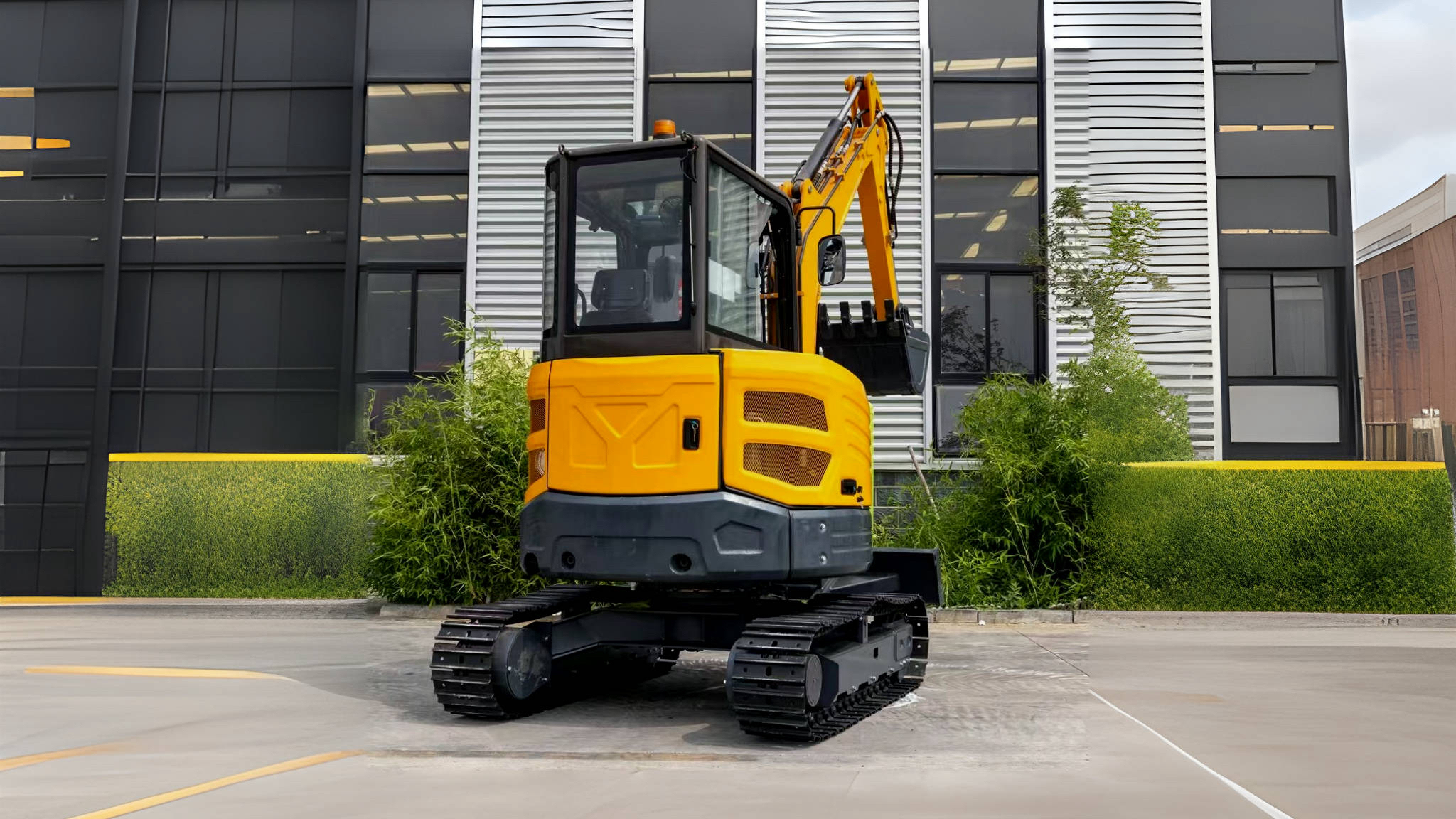 Loading a Mini Excavator on a Trailer