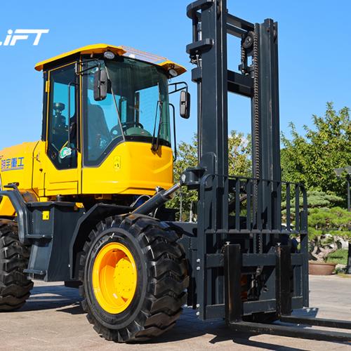 How much can an off road forklift lift?