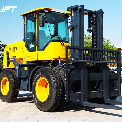 What is the nickname for a rough terrain forklift?