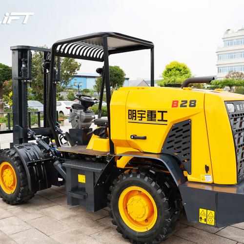 What forklift is used for dirt and gravel?