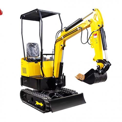 What is a mini excavator used for on a farm?