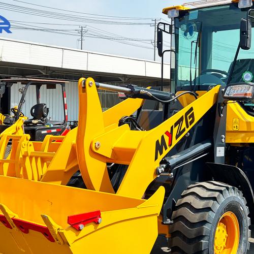 How is Steering Achieved on a Wheel Loader?