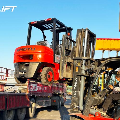 Can a diesel forklift be used indoors?