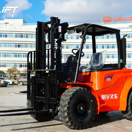 What is the Difference Between Rough Terrain and All-Terrain Forklifts?