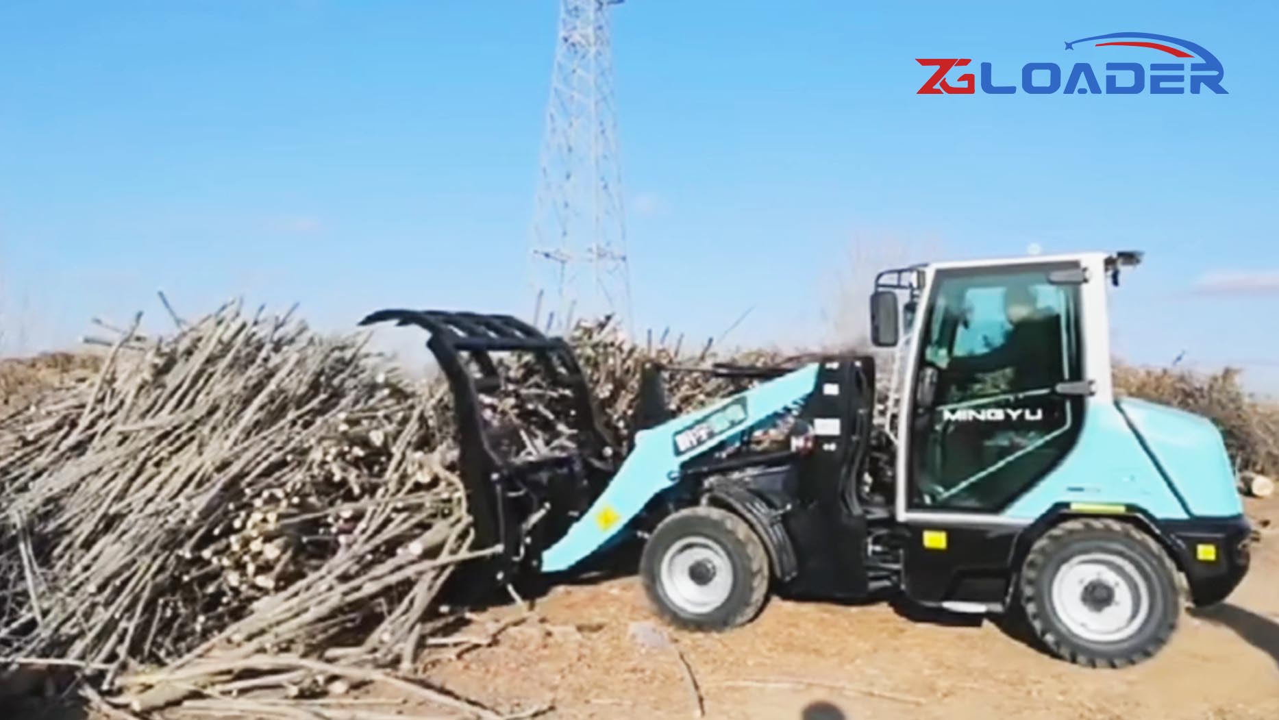 What industries use wheel loaders?