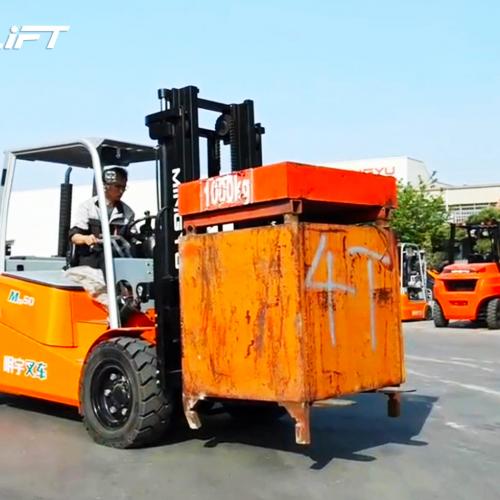 How does a diesel forklift work?