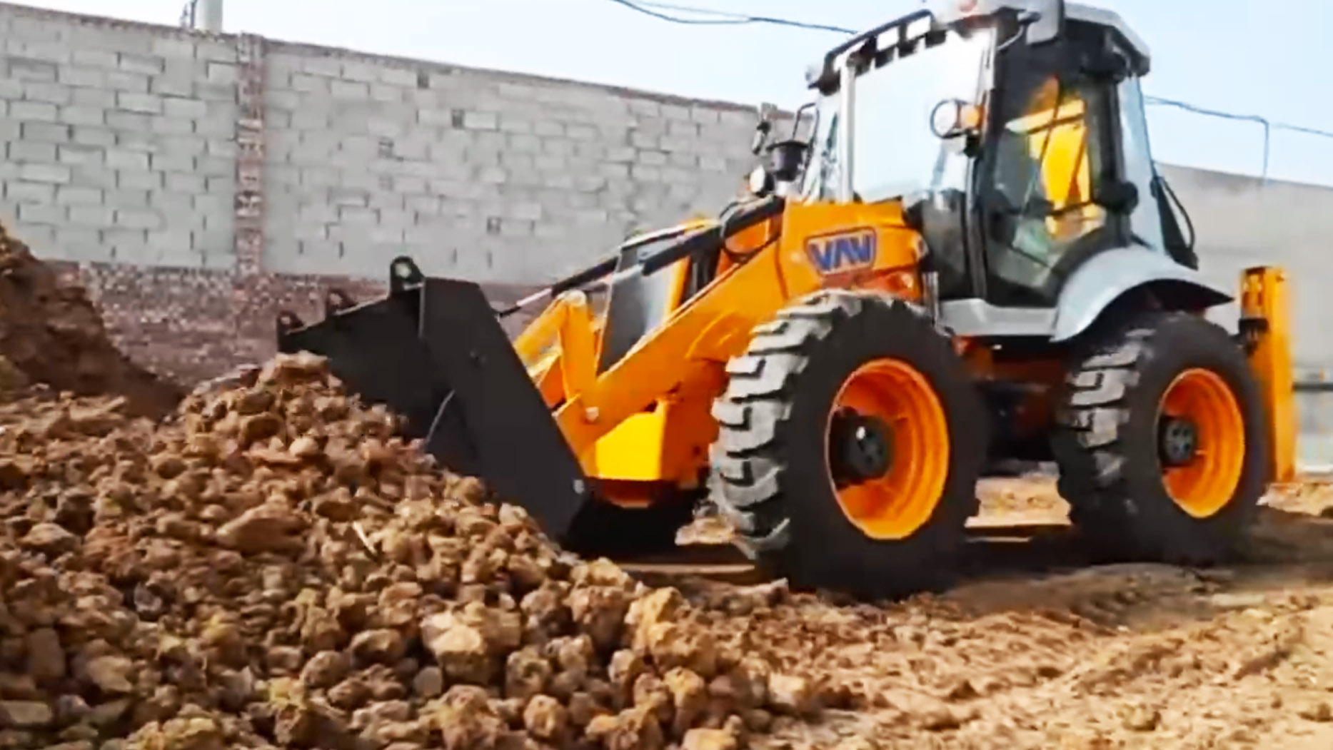 How to operate a backhoe safely?