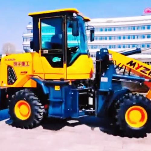 what are the major components or parts of a wheel loader?