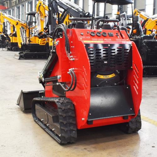 What is the advantage of using a skid steer instead of a normal loader?