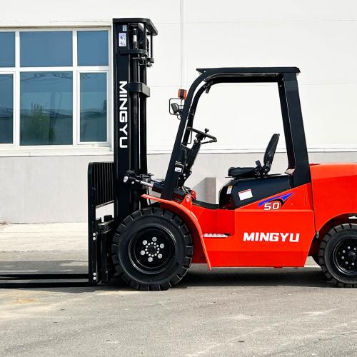 What are the pros and cons of diesel forklifts?