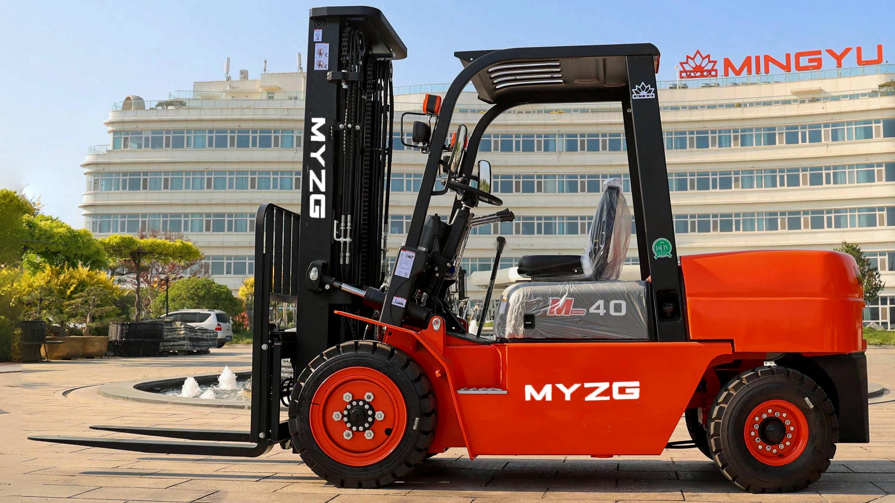 How much does it cost to maintain a diesel forklift per year?