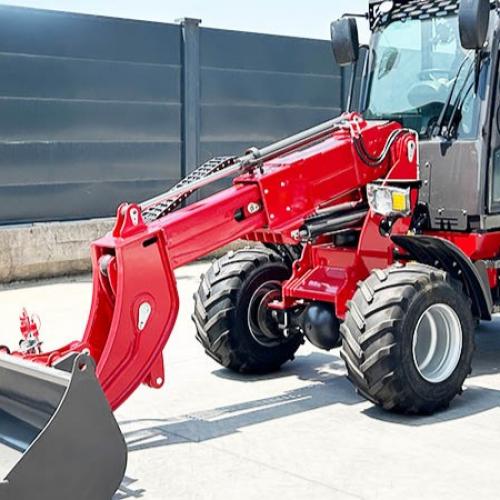 What are the main advantages of a telescopic loader over a forklift?