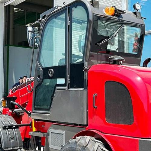 What is a telescopic loader primarily used for in construction?