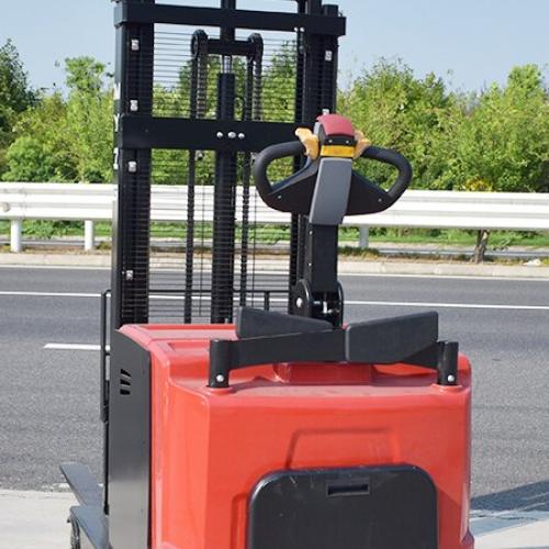 Can a stacker be used for loading and unloading delivery trucks?