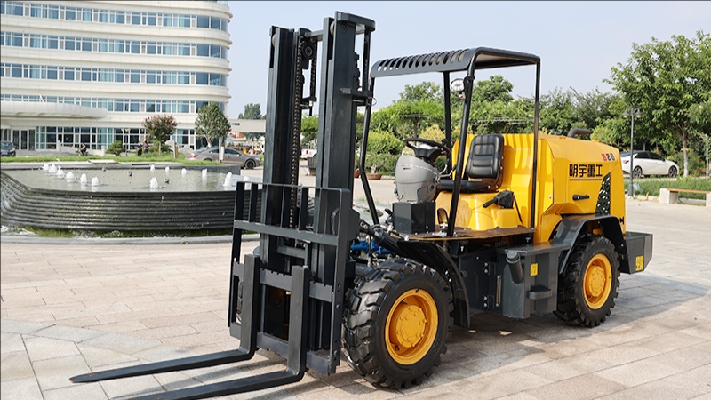 How much does a new rough terrain diesel forklift cost?
