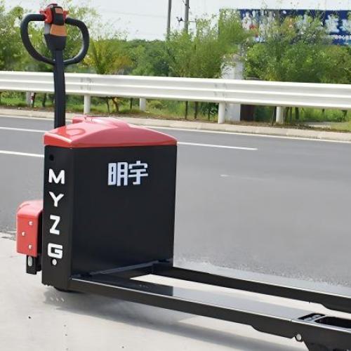 How to perform basic maintenance on a pallet stacker?