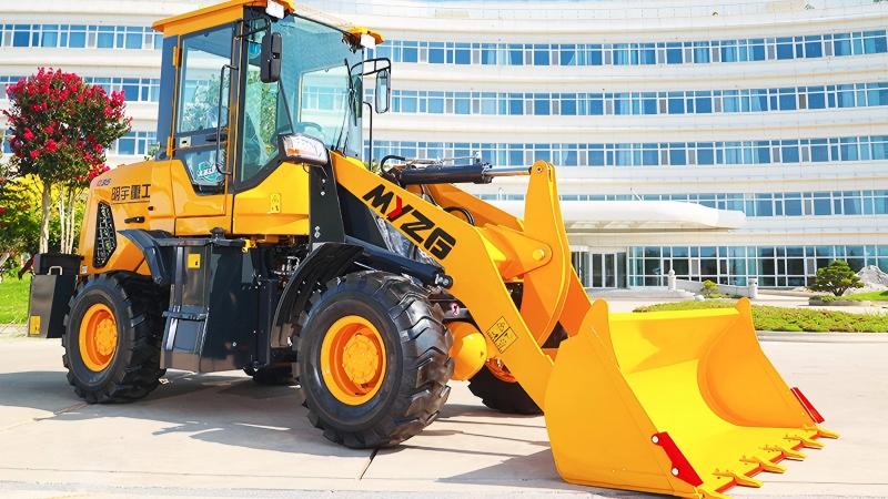 How to check and bleed the brakes on a wheel loader?