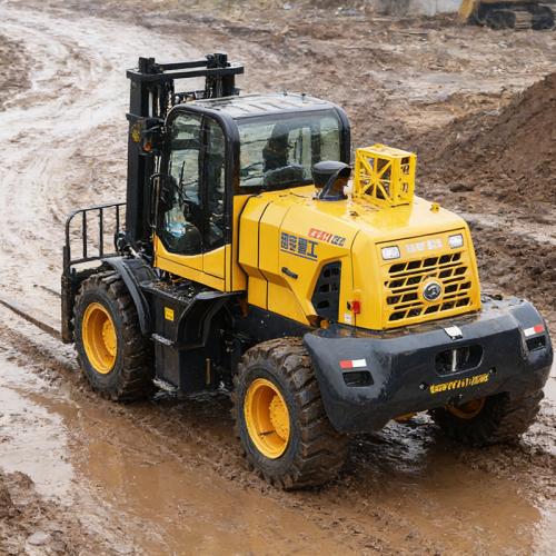 What are the best rough terrain forklift brands for construction?