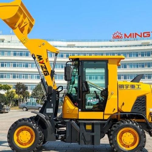 Quanchai-Powered Jinlite Transmission Wheel Loader: Compact Design with 900kg Rated Load Capacity