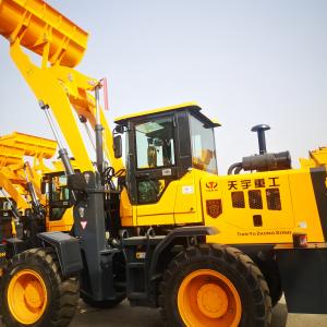 How many hours does the loader need to change the oil and three filter elements?